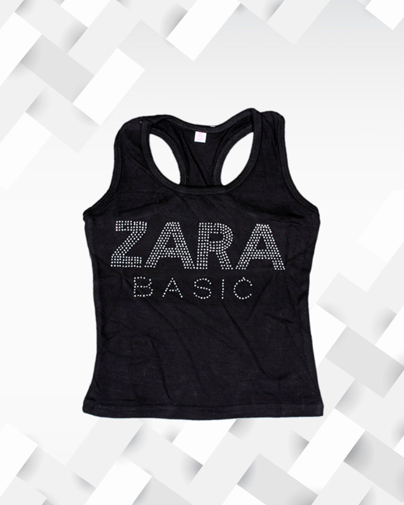 Silakaari Kids Zara Backless Solid sleeveless Casual Top For Girls